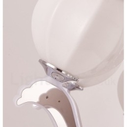 Πολυέλαιος 8 Light Modern Contemporary Κρεμαστό Φωτιστικό με Γυάλινη Σκιά
