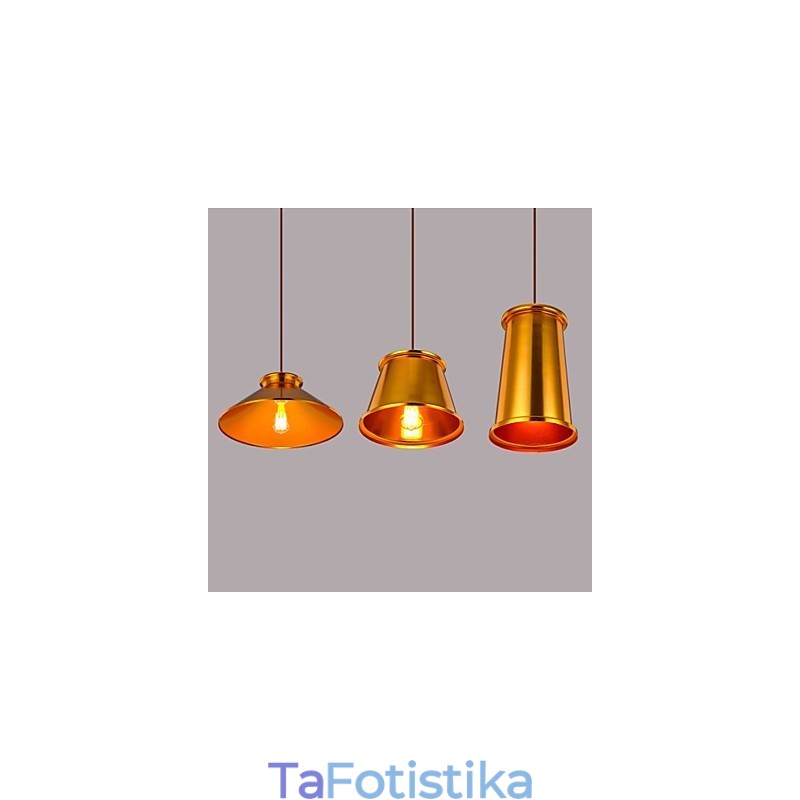Πολυέλαιος Mini Style Modern Contemporary Metal 3 Light Κρεμαστό Φωτιστικό
