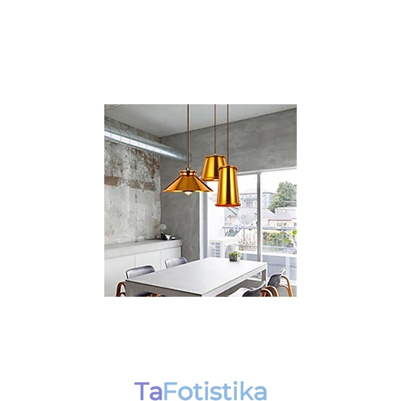 Πολυέλαιος Mini Style Modern Contemporary Metal 3 Light Κρεμαστό Φωτιστικό