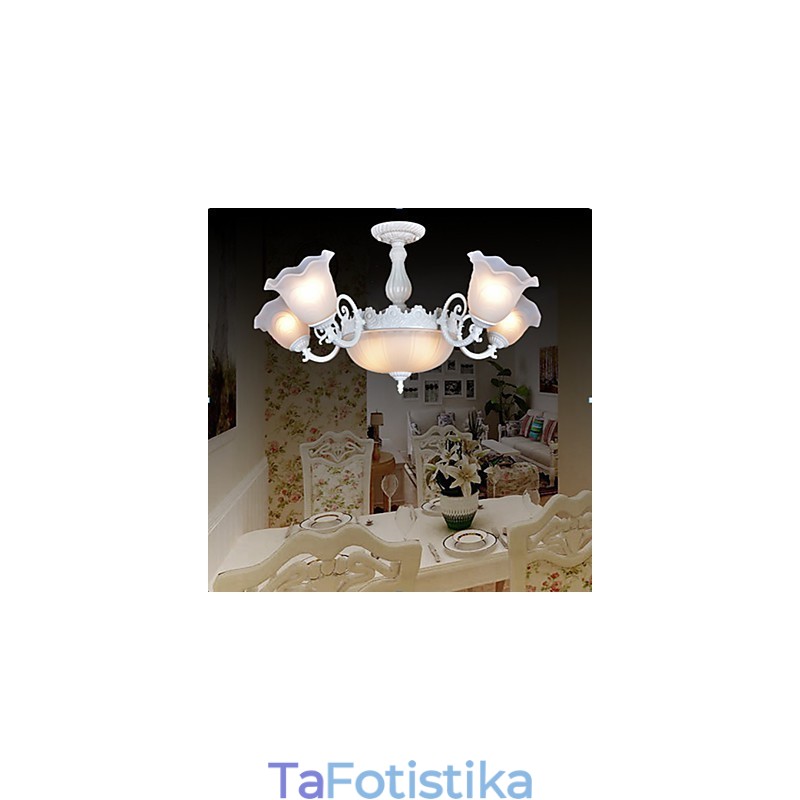 Flush Mount Lights White European Retro Classic