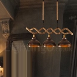 Φωτιστικό οροφής με 3 ελαφρύ κρεμαστό