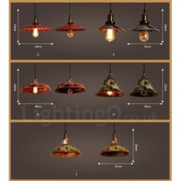 1 Light Rustic Lodge Retro Vintage Κρεμαστό Φωτιστικό Σοφίτα