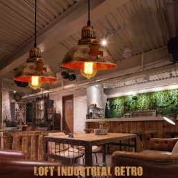 1 Light Rustic Lodge Retro Vintage Κρεμαστό Φωτιστικό Σοφίτα