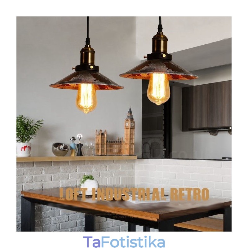 1 Light Rustic Lodge Retro Vintage Κρεμαστό Φωτιστικό Σοφίτα