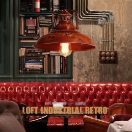 1 Light Rustic Lodge Retro Vintage Κρεμαστό Φωτιστικό Σοφίτα