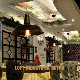 1 Light Rustic Lodge Retro Vintage Κρεμαστό Φωτιστικό Σοφίτα