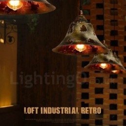 1 Light Rustic Lodge Retro Vintage Κρεμαστό Φωτιστικό Σοφίτα