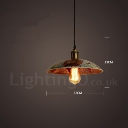 1 Light Rustic Lodge Retro Vintage Κρεμαστό Φωτιστικό Σοφίτα