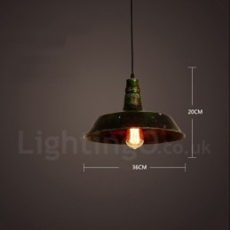 1 Light Rustic Lodge Retro Vintage Κρεμαστό Φωτιστικό Σοφίτα