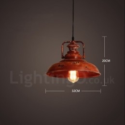 1 Light Rustic Lodge Retro Vintage Κρεμαστό Φωτιστικό Σοφίτα