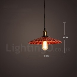 1 Light Rustic Lodge Retro Vintage Κρεμαστό Φωτιστικό Σοφίτα