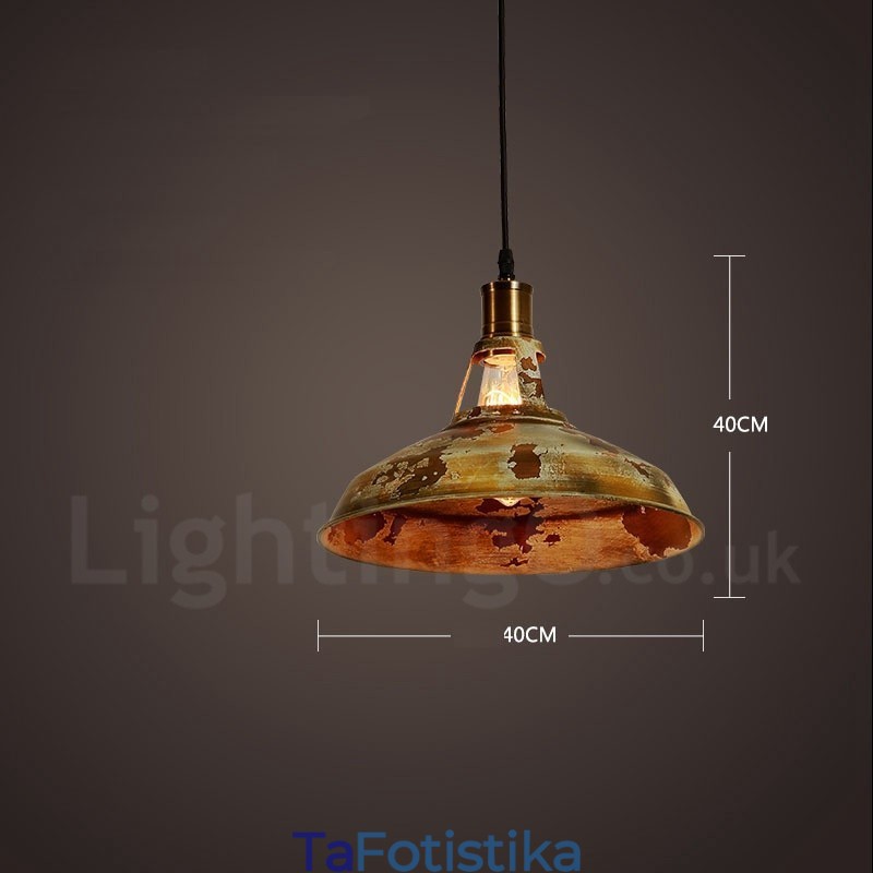 1 Light Rustic Lodge Retro Vintage Κρεμαστό Φωτιστικό Σοφίτα