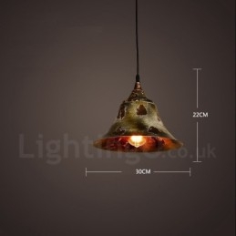 1 Light Rustic Lodge Retro Vintage Κρεμαστό Φωτιστικό Σοφίτα
