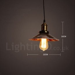 1 Light Rustic Lodge Retro Vintage Κρεμαστό Φωτιστικό Σοφίτα
