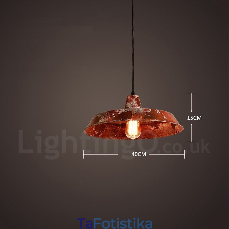 1 Light Rustic Lodge Retro Vintage Κρεμαστό Φωτιστικό Σοφίτα