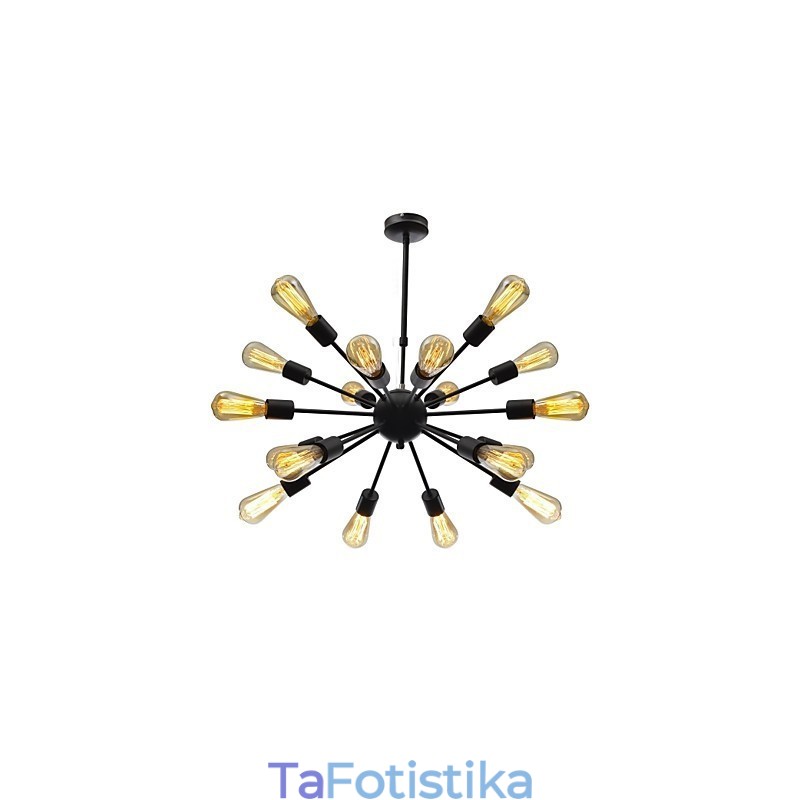 Μινιμαλιστικός πολυέλαιος Radial 18 σε βορειοαμερικανικό στυλ