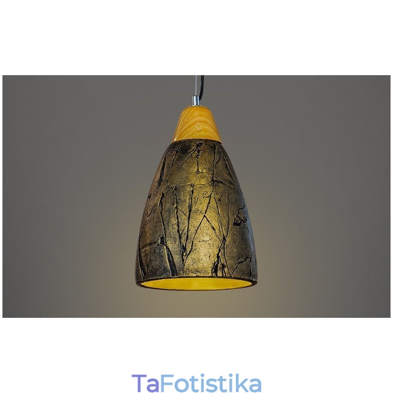 1 Light Cement Μοντέρνο Σύγχρονο Κρεμαστό Φωτιστικό Οροφής