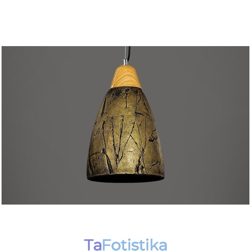 1 Light Cement Μοντέρνο Σύγχρονο Κρεμαστό Φωτιστικό Οροφής