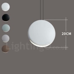 1 Light Cement Μοντέρνο Σύγχρονο Κρεμαστό Φωτιστικό Οροφής