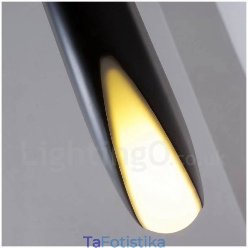 1 Light Cement Μοντέρνο Σύγχρονο Κρεμαστό Φωτιστικό Οροφής