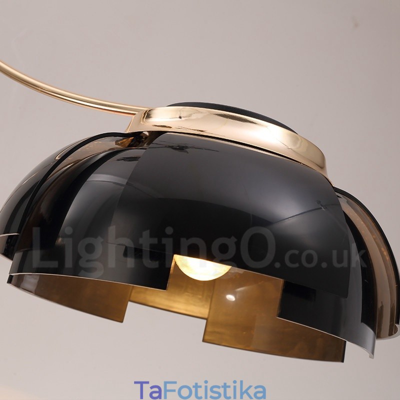 Μοντέρνος μοντέρνος πολυέλαιος από 3 ελαφρύ ατσάλι με ακρυλική απόχρωση