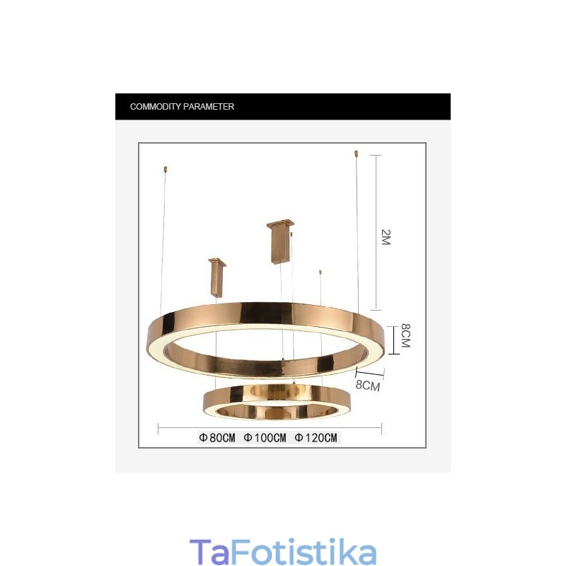 Μοντέρνο μοντέρνο 1 ελαφρύ ατσάλι κρεμαστό φωτιστικό με ακρυλική απόχρωση