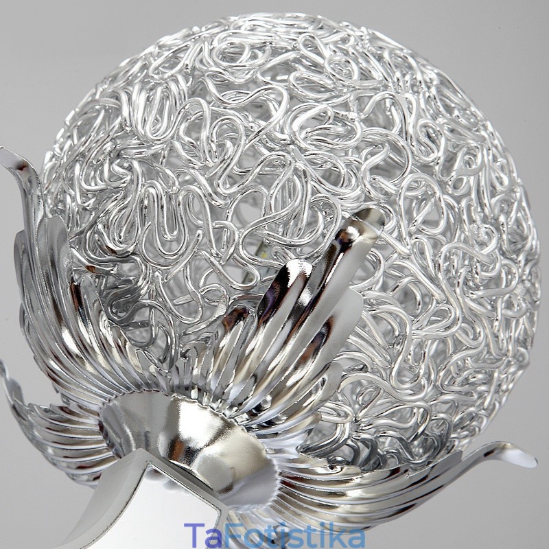 Dimmable Modern Contemporary Πολυέλαιος από 8 ελαφρύ ατσάλι με σκιά από κράμα αλουμινίου