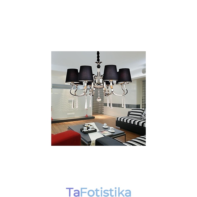 Παραδοσιακός Κλασικός Μεταλλικός Πολυέλαιος Νικελίου