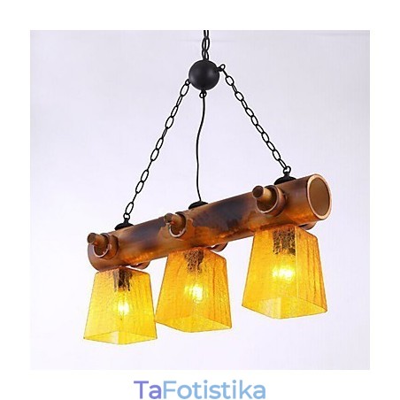 Πολυέλαιος European Mediterranean American Country Bamboo Chandelier Πολυέλαιος European Mediterranean American Country Bamboo Chandelier