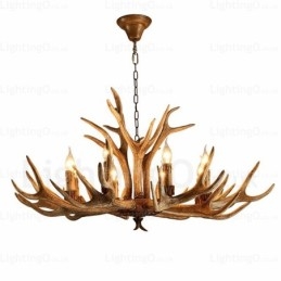8 Light Country Rustic Nordic Modern Contemporary Πολυέλαιος
