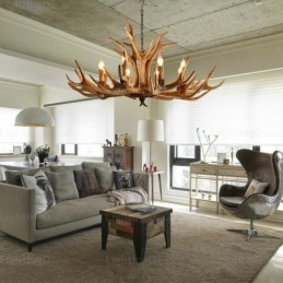8 Light Country Rustic Nordic Modern Contemporary Πολυέλαιος