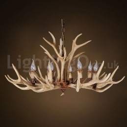 8 Light Country Rustic Nordic Modern Contemporary Πολυέλαιος