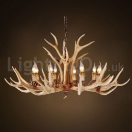 8 Light Country Rustic Nordic Modern Contemporary Πολυέλαιος