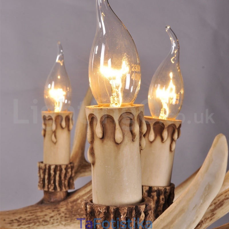 8 Light Country Rustic Nordic Modern Contemporary Πολυέλαιος