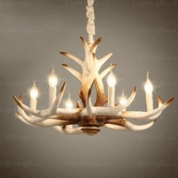 6 Light Vintage ρετρό πολυέλαιος