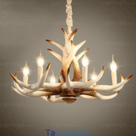 6 Light Vintage ρετρό πολυέλαιος 6 Light Vintage ρετρό πολυέλαιος