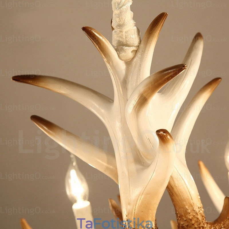 6 Light Vintage ρετρό πολυέλαιος