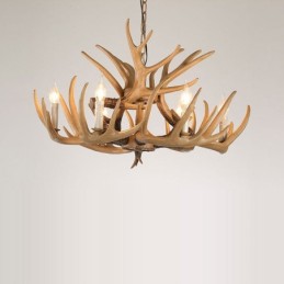6 Light Vintage ρετρό πολυέλαιος