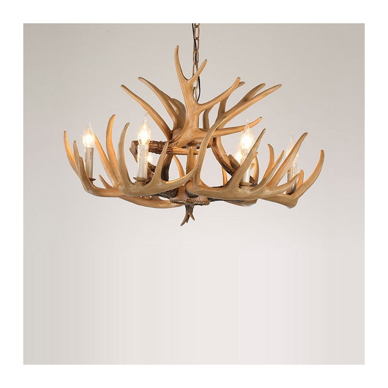 6 Light Vintage ρετρό πολυέλαιος