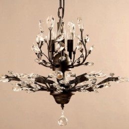 8 Light Country Rustic Πολυέλαιος