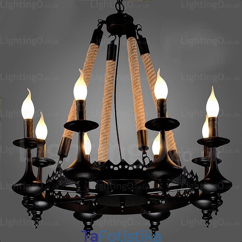 Φωτιστικό κρεμαστό 8 Light Country Rustic