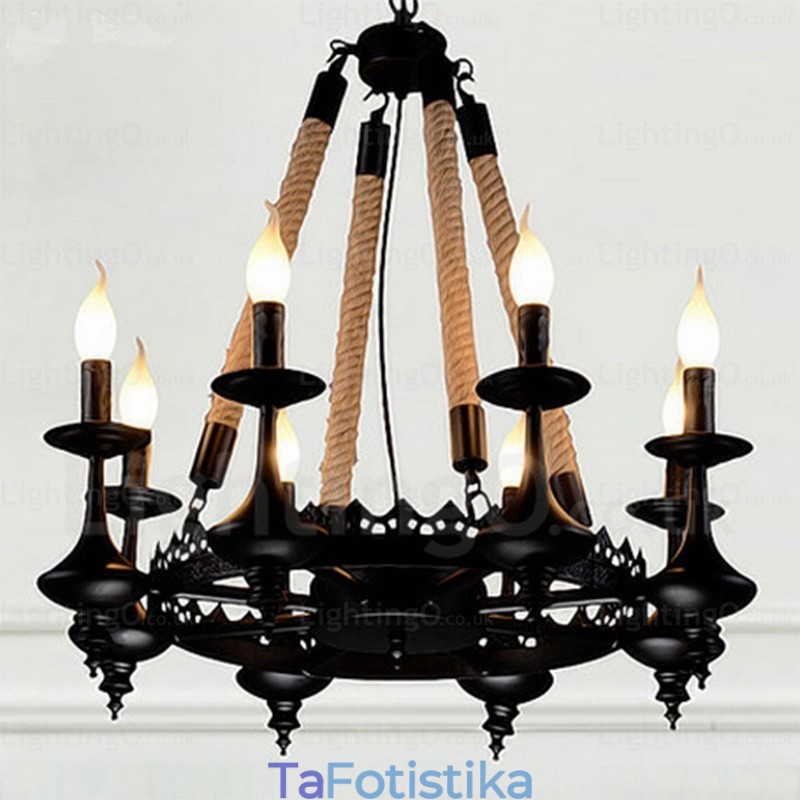Φωτιστικό κρεμαστό 8 Light Country Rustic