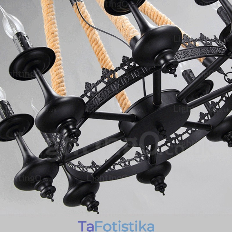 Φωτιστικό κρεμαστό 8 Light Country Rustic