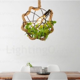 1 Light Country Ρουστίκ Vintage Ρετρό Κρεμαστό Φωτιστικό