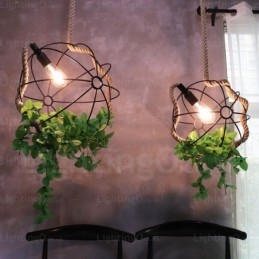 1 Light Country Ρουστίκ Vintage Ρετρό Κρεμαστό Φωτιστικό