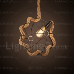 1 Light Country Ρουστίκ Vintage Ρετρό Κρεμαστό Φωτιστικό