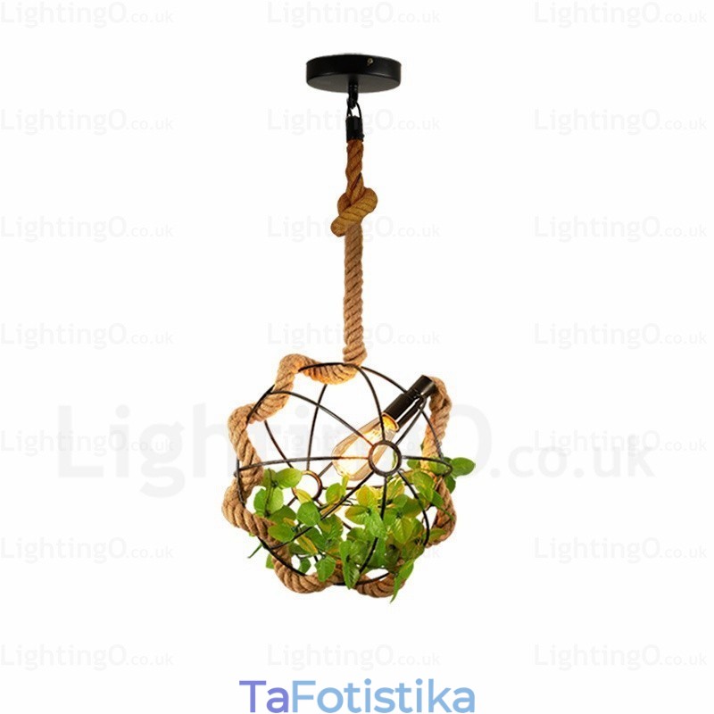 1 Light Country Ρουστίκ Vintage Ρετρό Κρεμαστό Φωτιστικό