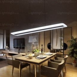 1 Ανοιχτό Μοντέρνο Σύγχρονο Κρεμαστό Φωτιστικό με Ακρυλική Απόχρωση