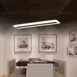 1 Ανοιχτό Μοντέρνο Σύγχρονο Κρεμαστό Φωτιστικό με Ακρυλική Απόχρωση