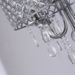 1 Ανοιχτό Μοντέρνο Σύγχρονο Κρεμαστό Φωτιστικό με Κρυστάλλινη Απόχρωση